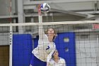 Volleyball vs Babson  Wheaton Women's Volleyball vs Babson College. - Photo by Keith Nordstrom : Wheaton, Volleyball, VB